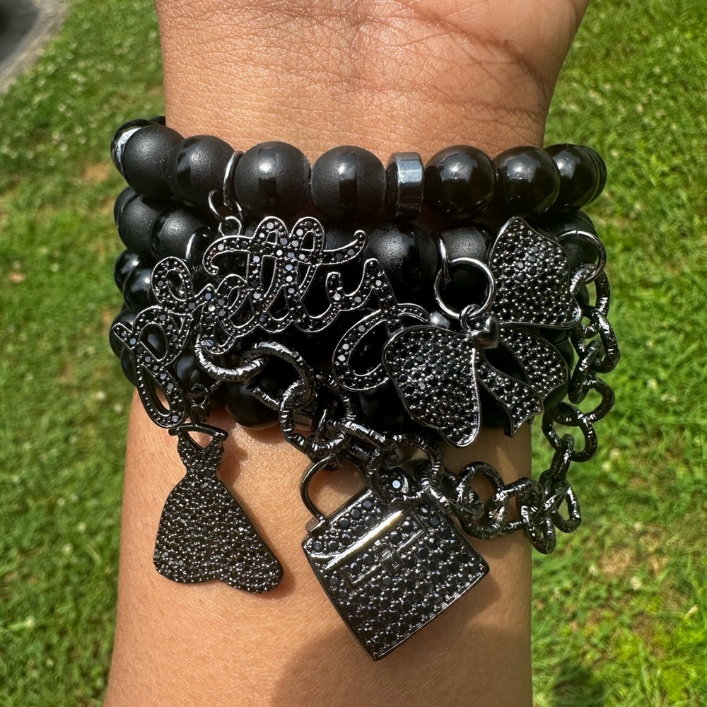 Pretty Beaded Bracelet Stack